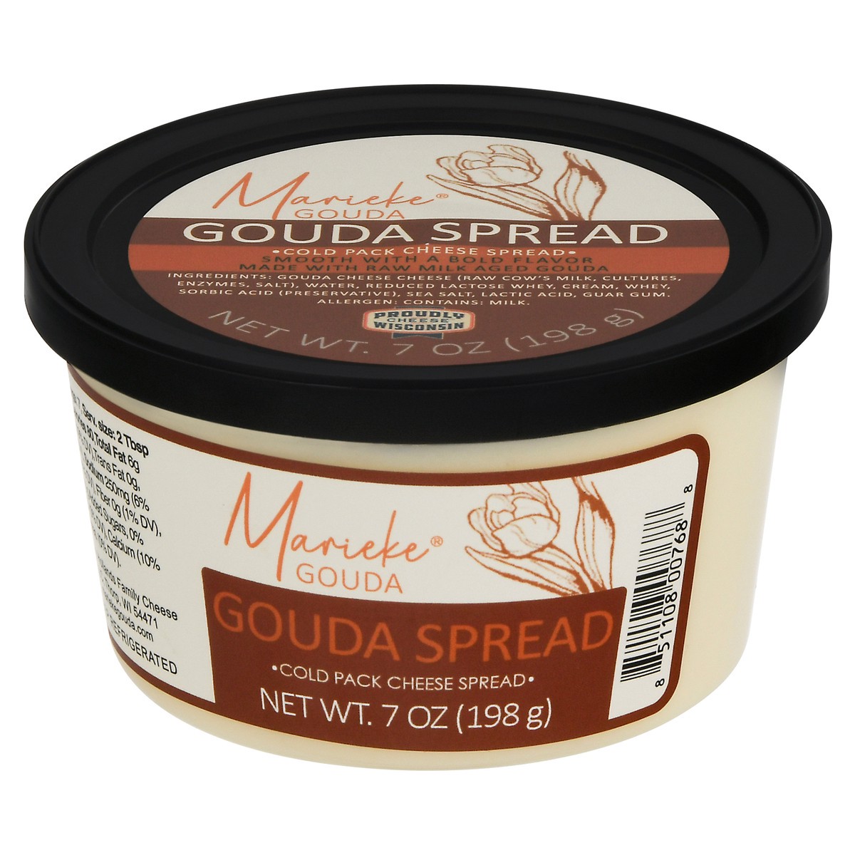slide 4 of 14, Marieke Gouda Gouda Cold Pack Cheese Spread 7 oz, 7 oz