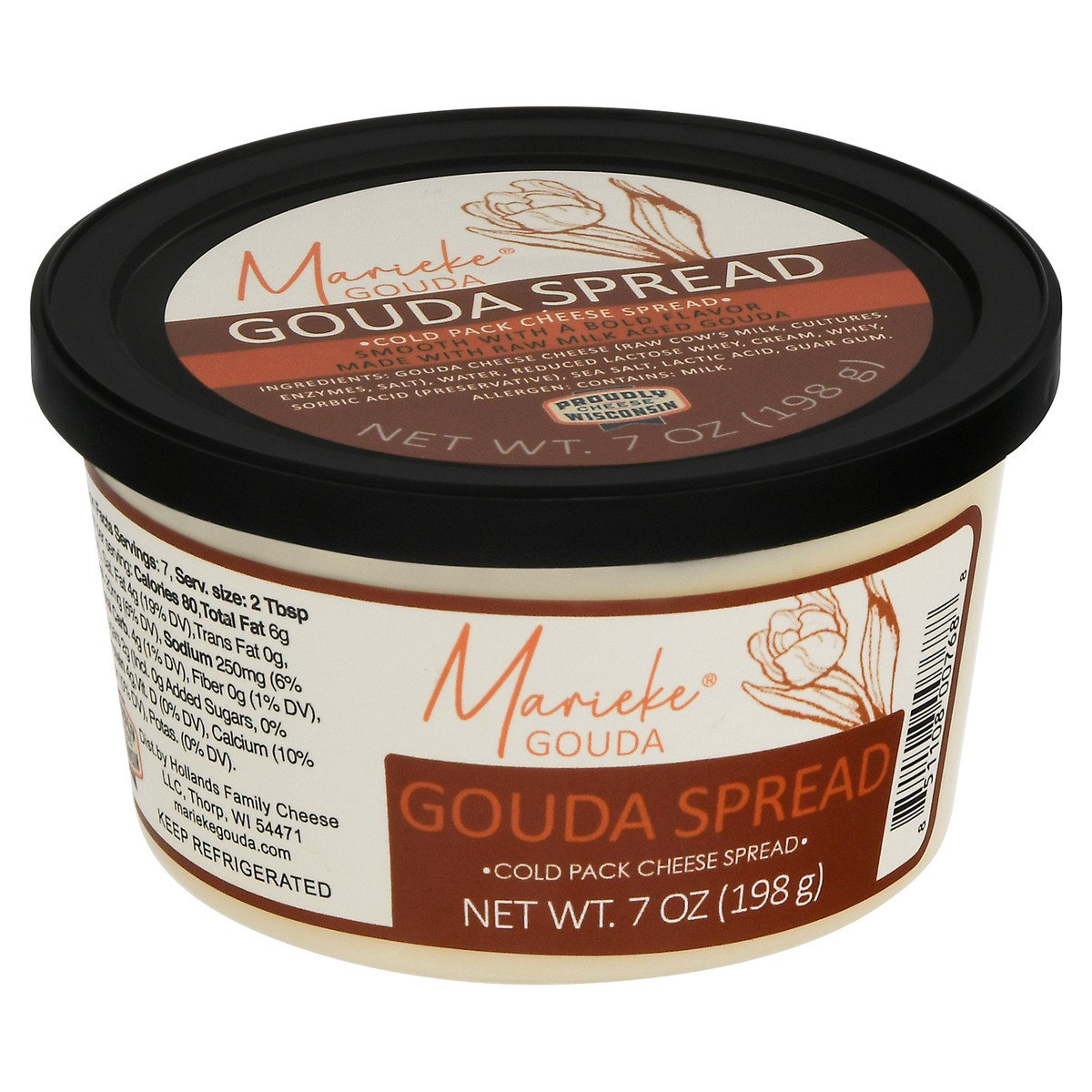 slide 11 of 14, Marieke Gouda Gouda Cold Pack Cheese Spread 7 oz, 7 oz