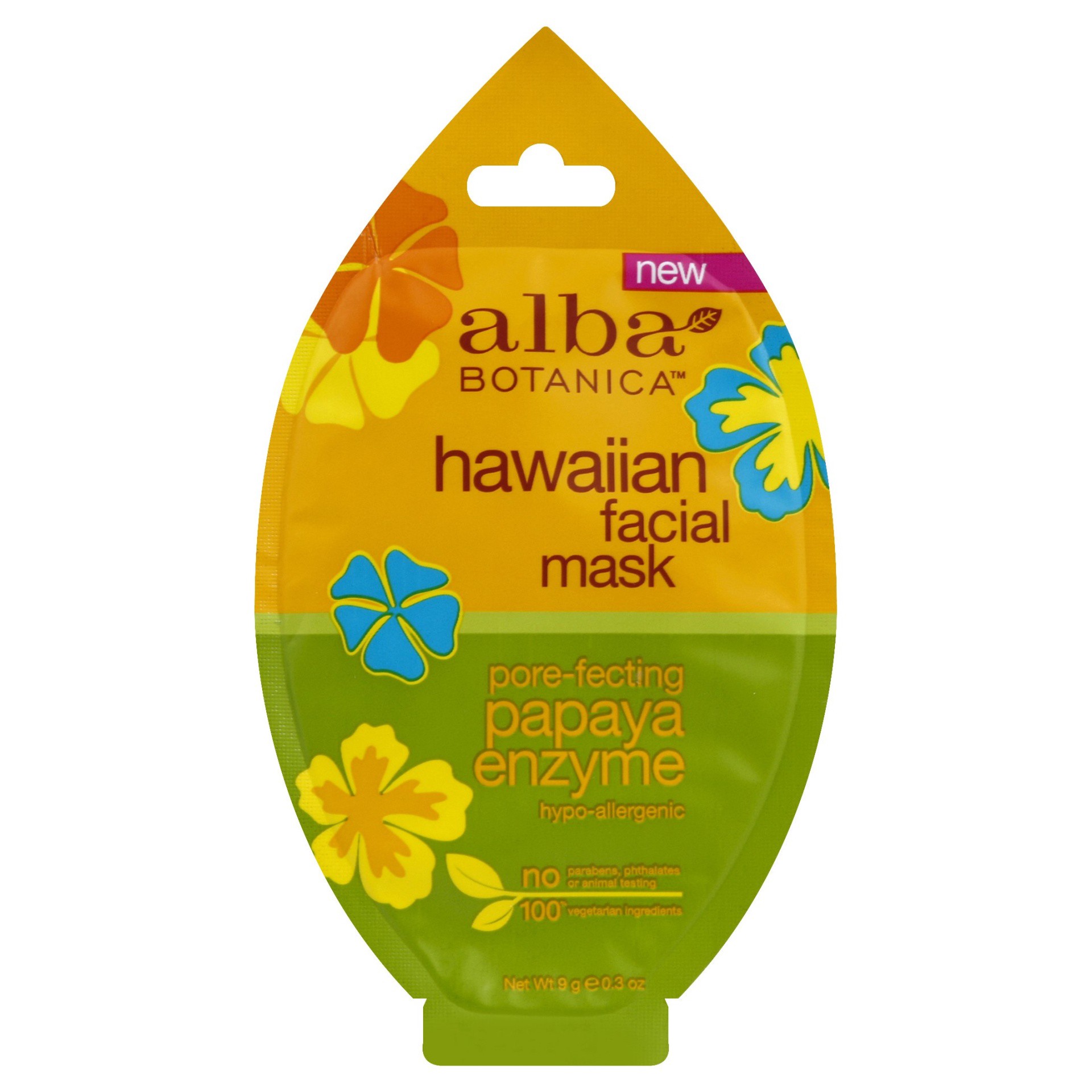 slide 1 of 2, Alba Botanica Facial Mask 9 g, 9 g