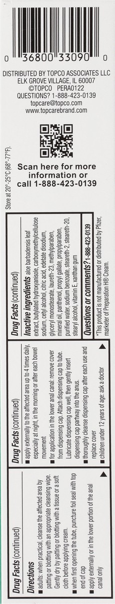 slide 6 of 9, TopCare Health Maximum Strength Pain Relief Hemorrhoidal Cream 1.8 oz, 1.8 oz