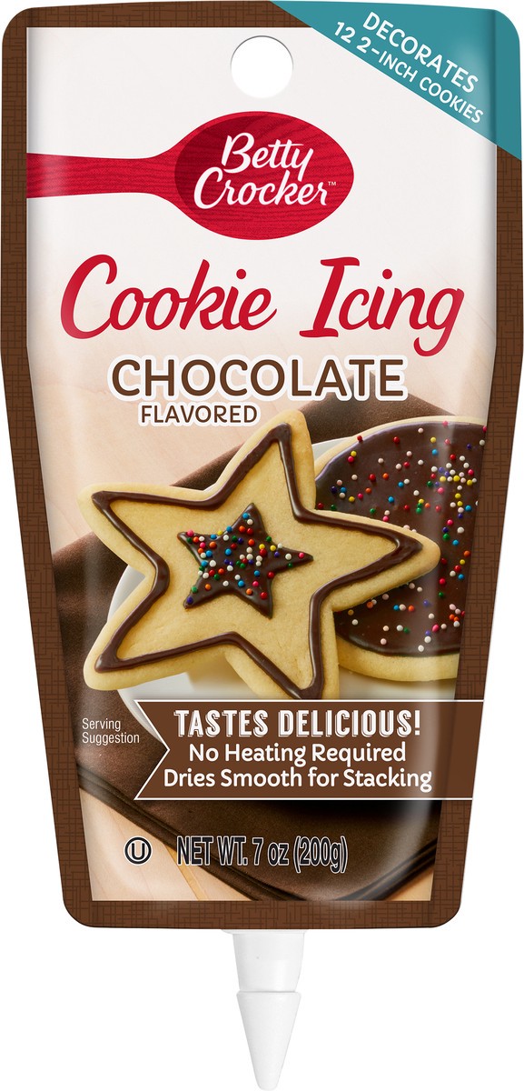 slide 1 of 1, Betty Crocker Chocolate Flavored Cookie Icing 7 oz, 7 oz