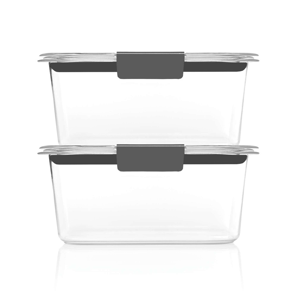 slide 2 of 4, Rubbermaid Brillance Food Storage Container, 2 ct; 4.7 cup