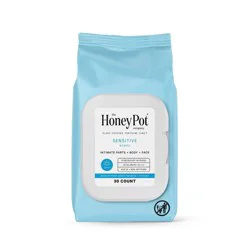 The Honey Pot Company Sensitive Feminine Wipes - 30 ct