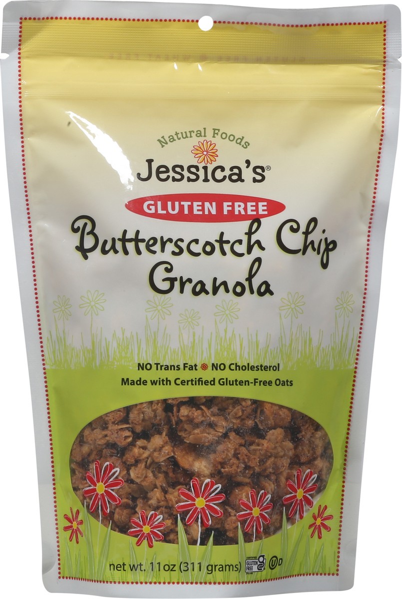 slide 2 of 9, Jessica's Natural Foods Gluten-Free Butterscotch Chip Granola, 11 oz