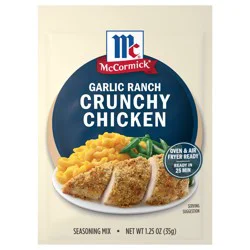 McCormick Crunchy Chicken Seasoning Mix – Garlic Ranch