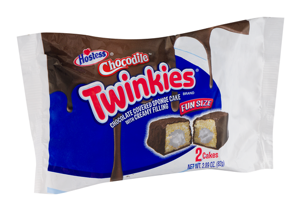 slide 1 of 1, Hostess Fun Size Chocodile Twinkies, 2.89 oz