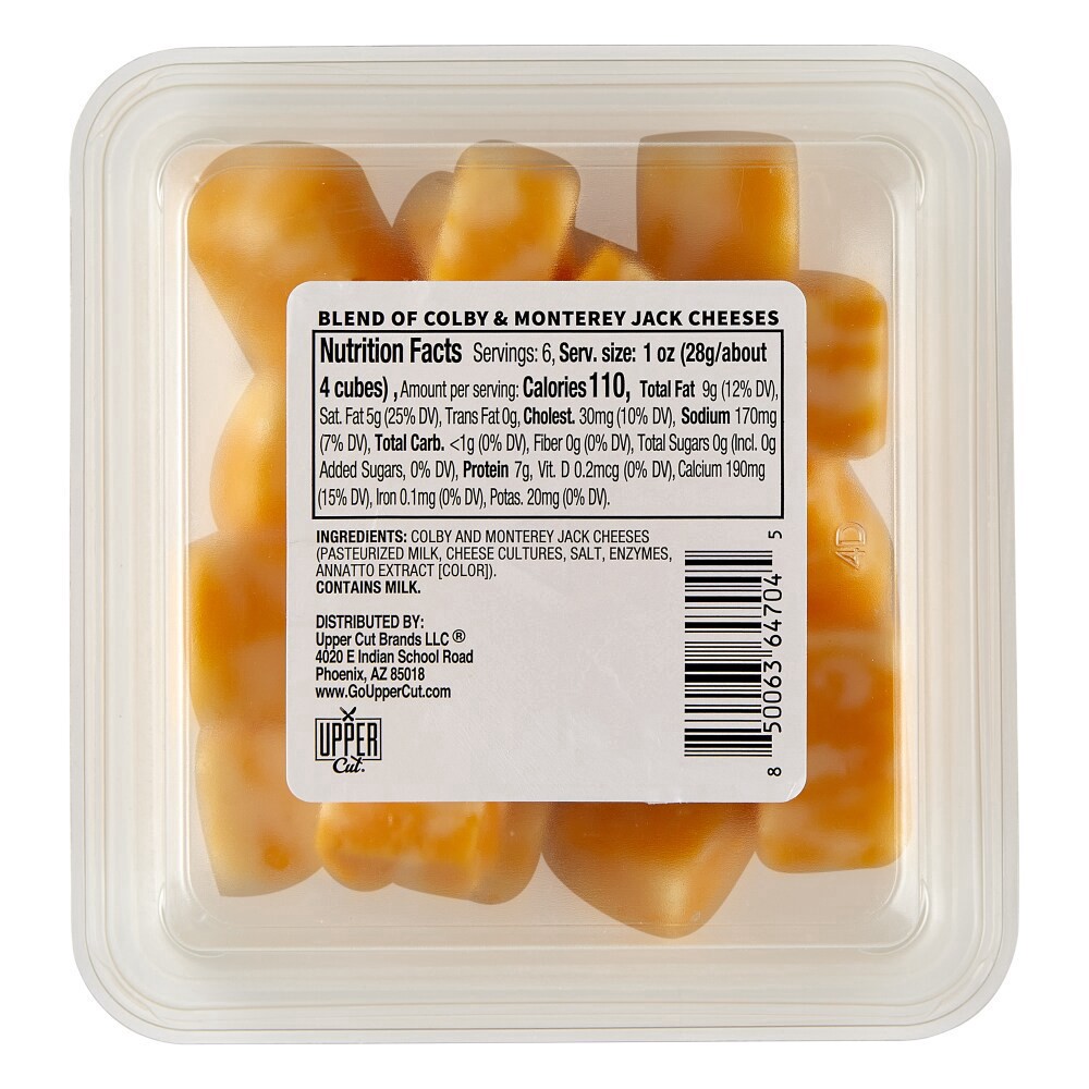 slide 3 of 6, Uppercut Colby Jack Block Cheese, 6 oz