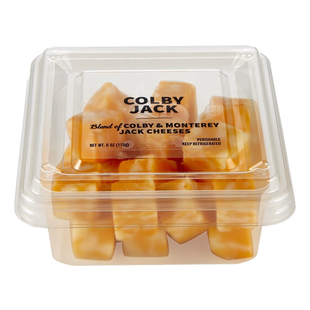 slide 1 of 6, Uppercut Colby Jack Block Cheese, 6 oz
