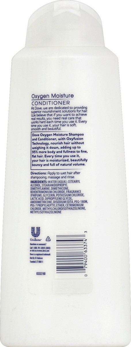 slide 6 of 6, Dove Nutritive Solutions Oxygen Moisture Conditioner, 20.4 fl oz