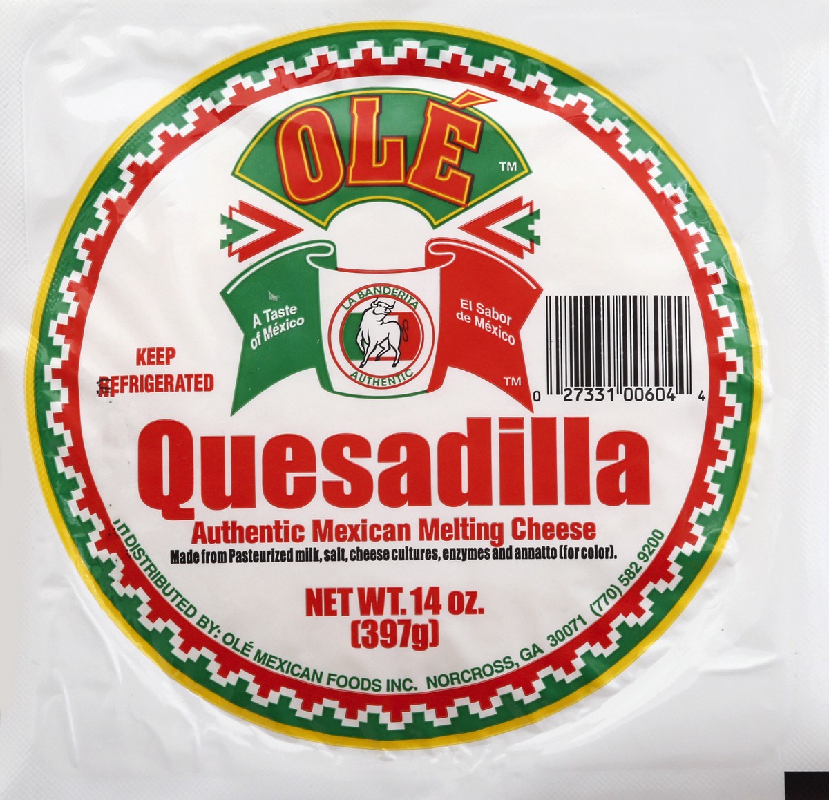 slide 7 of 13, Olé Mexican Foods Olé™ quesadilla cheese, 14 oz