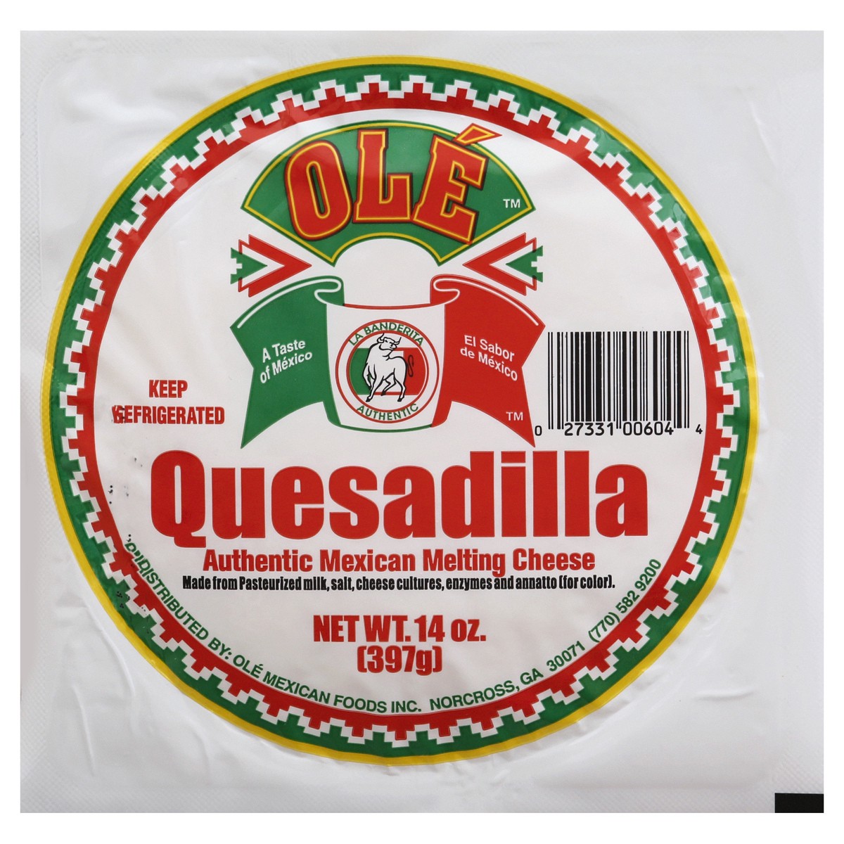 slide 8 of 13, Olé Mexican Foods Olé™ quesadilla cheese, 14 oz