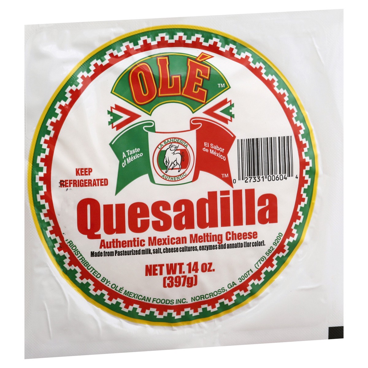 slide 10 of 13, Olé Mexican Foods Olé™ quesadilla cheese, 14 oz