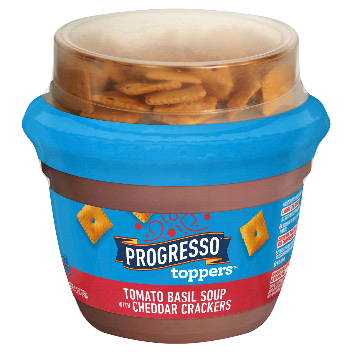 Progresso Toppers Tomato Basil Soup With Cheddar Crackers 12.2 oz Shipt