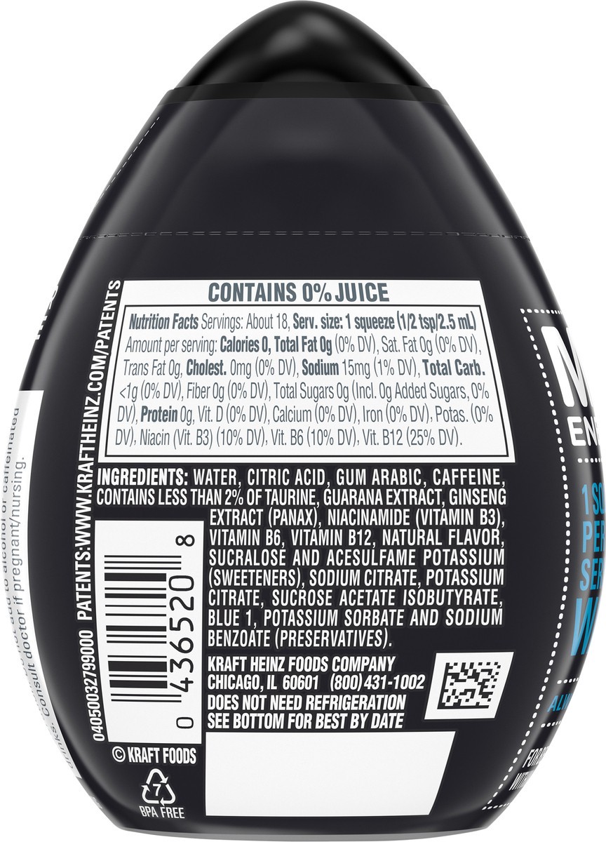 slide 8 of 9, MiO Energy Wicked Blue Citrus Liquid Water Enhancer - 1.62 fl oz Bottle, 1.62 fl oz