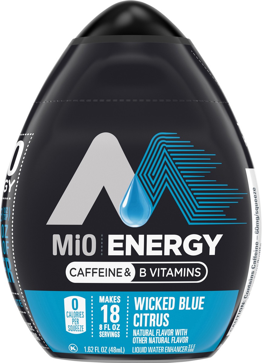 slide 9 of 9, MiO Energy Wicked Blue Citrus Liquid Water Enhancer - 1.62 fl oz Bottle, 1.62 fl oz