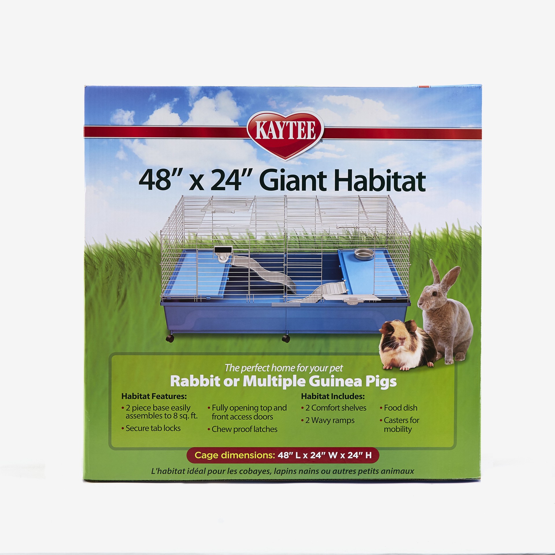 slide 3 of 7, Kaytee Rabbit Home Plus, 24 in