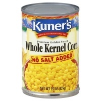 slide 1 of 1, Kuner's No Salt Whole Kernel Corn, 15 oz