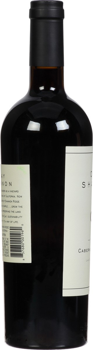 slide 7 of 9, Clay Shannon Cabernet Sauvignon, 750 ml