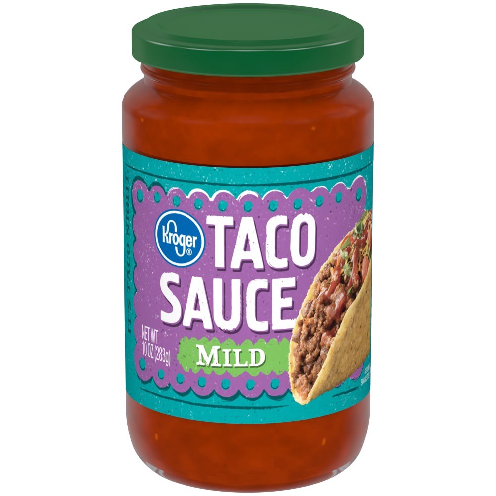 slide 1 of 1, Kroger Mild Taco Sauce, 24 oz