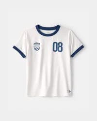 Carters Boys 'Team Captain' Active Graphic Tee - White White 14