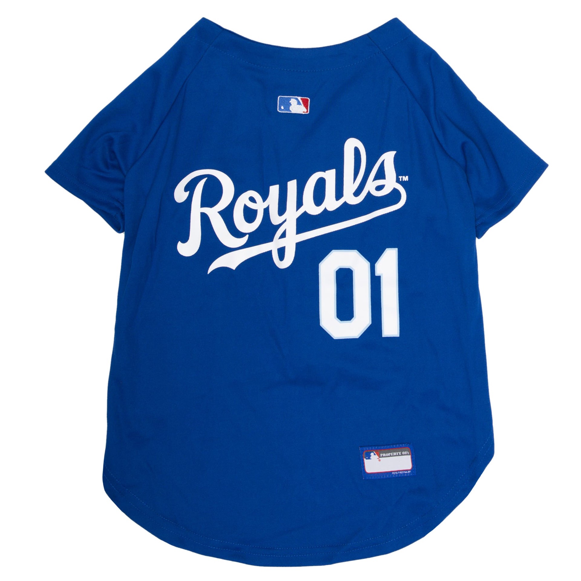 slide 1 of 1, Pets First MLB Kansas City Royals Jersey for Dogs, MED