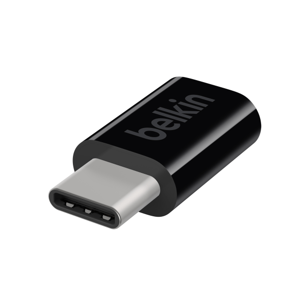 slide 1 of 21, Belkin Usb-C-To-Micro Usb Adapter, Black, F2Cu058Btblk, 1 ct