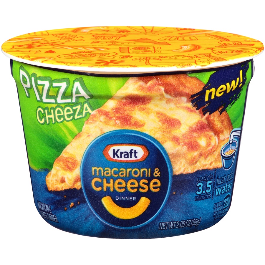 slide 1 of 1, Kraft Macaroni & Cheese Pizza Cheeza Cup, 2.05 oz