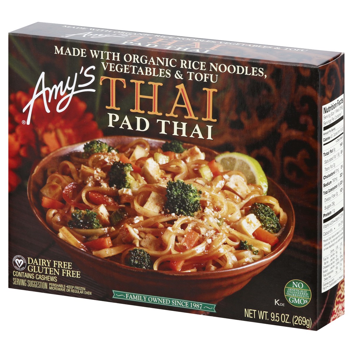slide 3 of 9, Amy's Kitchen Pad Thai, 9.5 oz