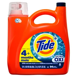 Tide + Ultra OXI Detergent 132 fl oz