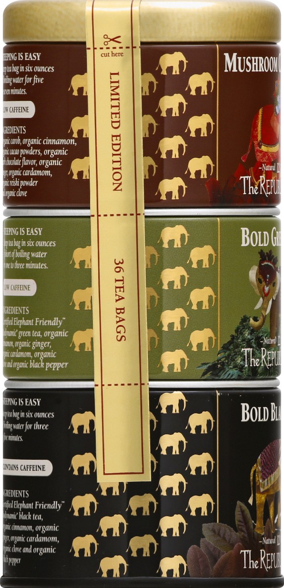 slide 4 of 12, The Republic of Tea Republic Of Tea Organic Chai Stackable Tin - 36 ct, 36 ct