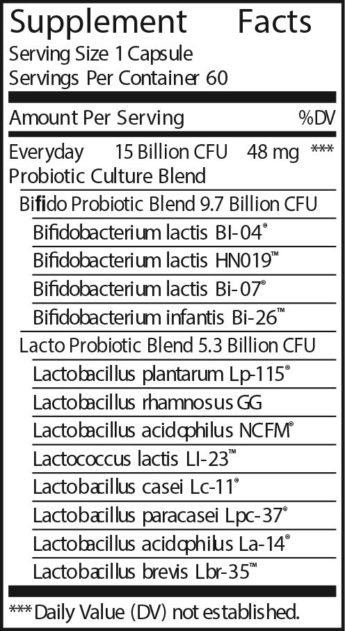 slide 5 of 5, Renew Life Everyday Go-Pack Probiotic Supplement, 60 Vegetarian Probiotic Capsules, 15 Billion CFU, 60 ct