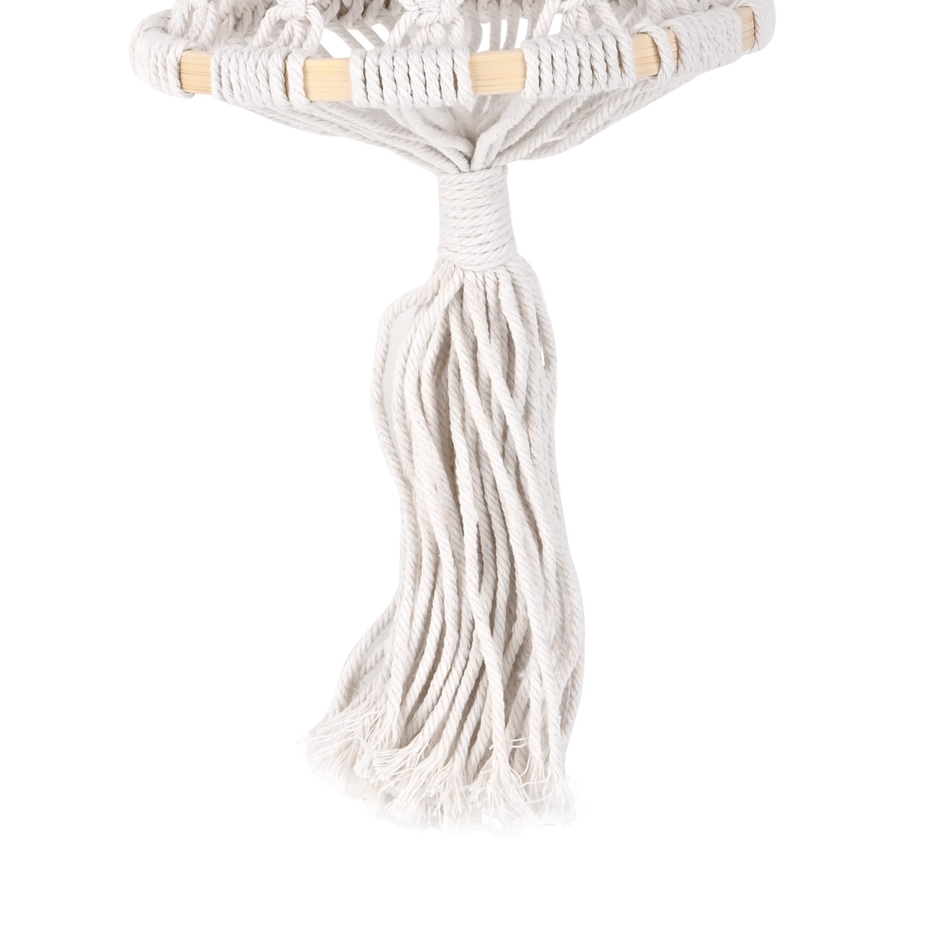 slide 3 of 3, 26 inch Macrame Hanging Basket By Ashland, 26 in