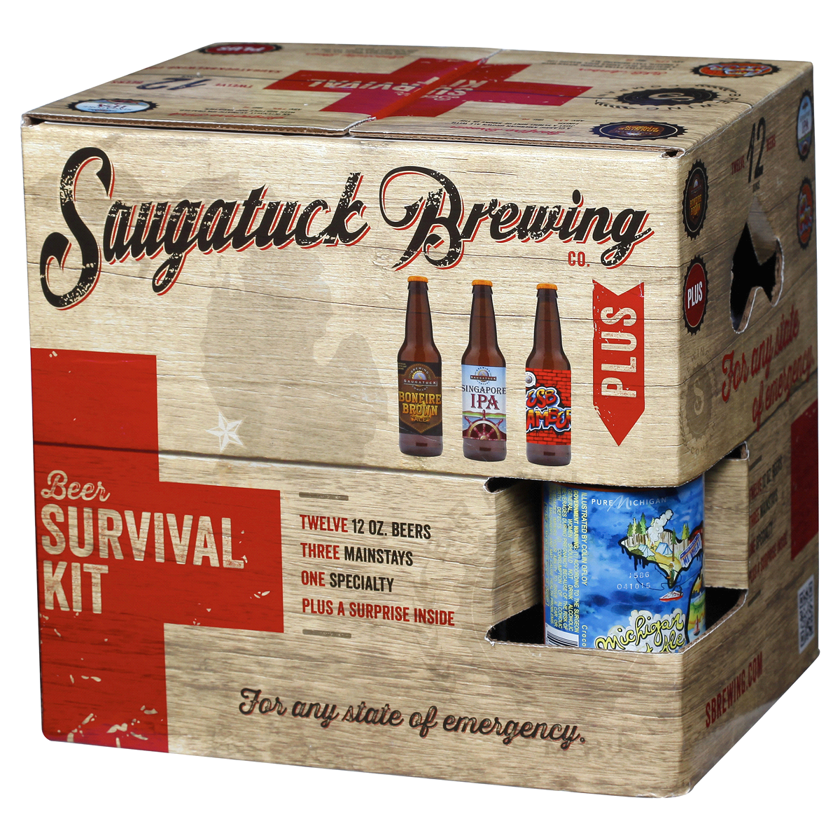 slide 2 of 5, Saugatuck Brewing Happy Pack, 144 fl oz