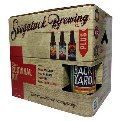 slide 1 of 5, Saugatuck Brewing Happy Pack, 144 fl oz