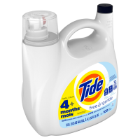 slide 9 of 21, Tide Free & Gentle Liquid Laundry Detergent, 115 Loads, 151 fl oz, Tide Laundry Detergent, Clean Laundry Detergent, 1.17 gal
