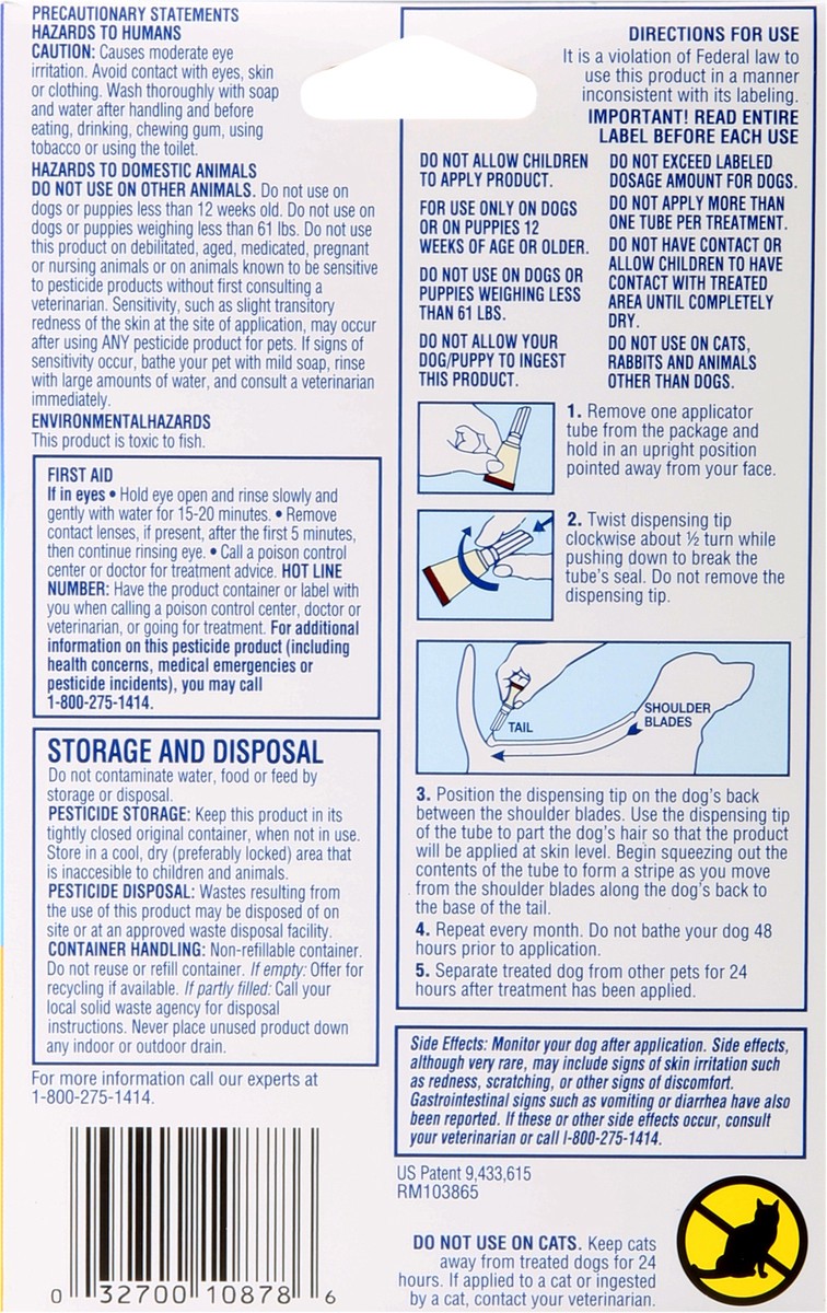 slide 2 of 5, Hartz UltraGuard Pro Flea & Tick Drops For Dogs And Puppies 61-150lbs, 3 Months Supply, 3 ct