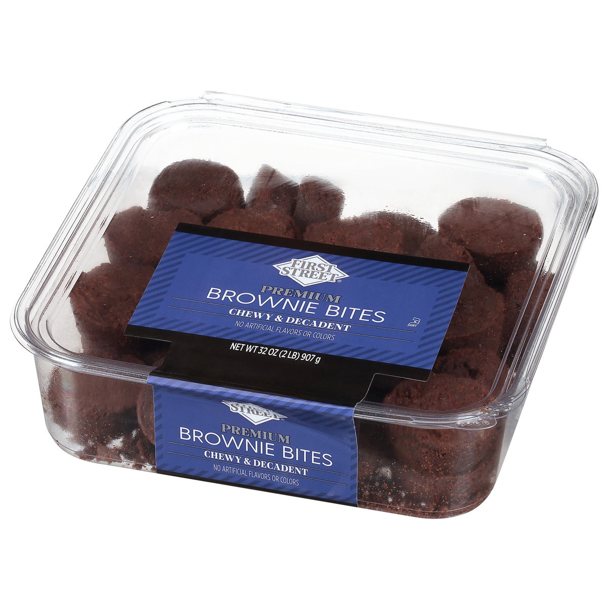 slide 9 of 13, First Street Brownie Bites, 32 oz