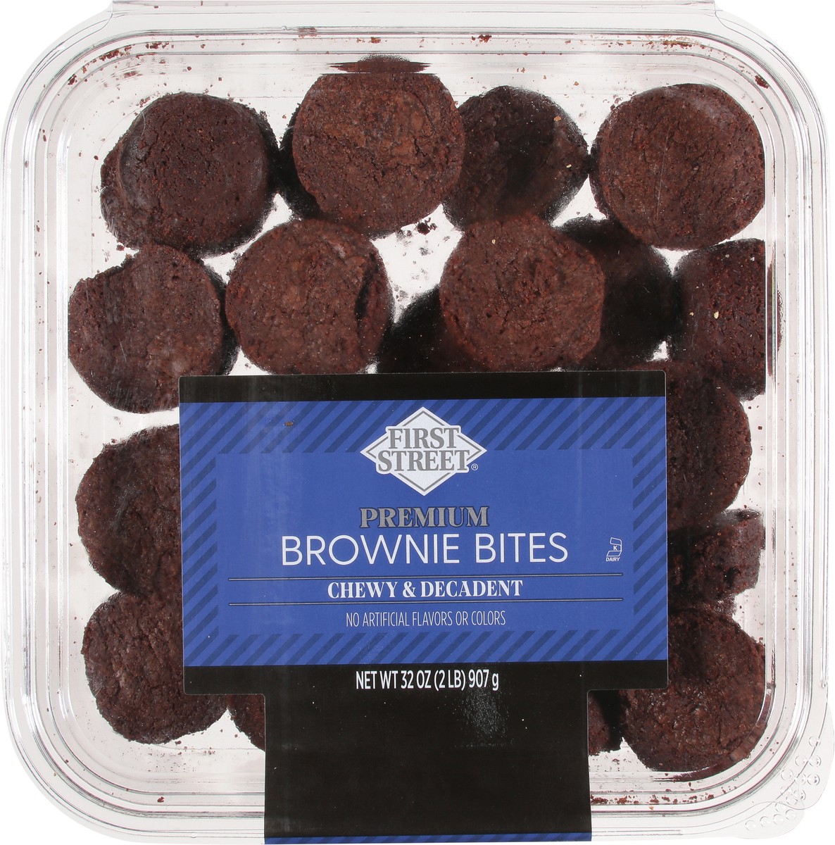 slide 6 of 13, First Street Brownie Bites, 32 oz