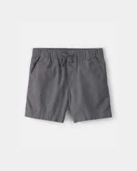 Carter's Boys Canvas Shorts - Grey, Size 4