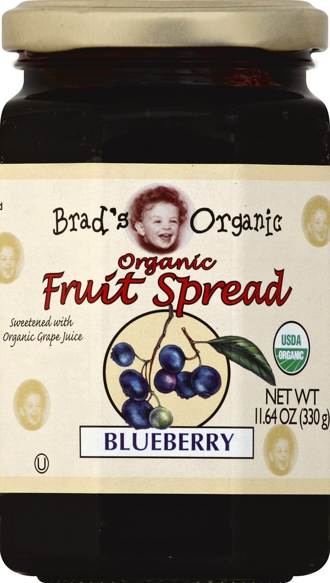 slide 2 of 2, Brad's Organic Fruit Spread 11.64 oz, 11.64 oz