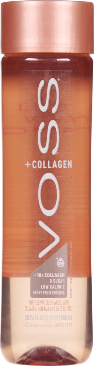 slide 4 of 9, Voss +Collagen Berry Fruit Essence Purified Water - 28.74 fl oz, 28.74 fl oz