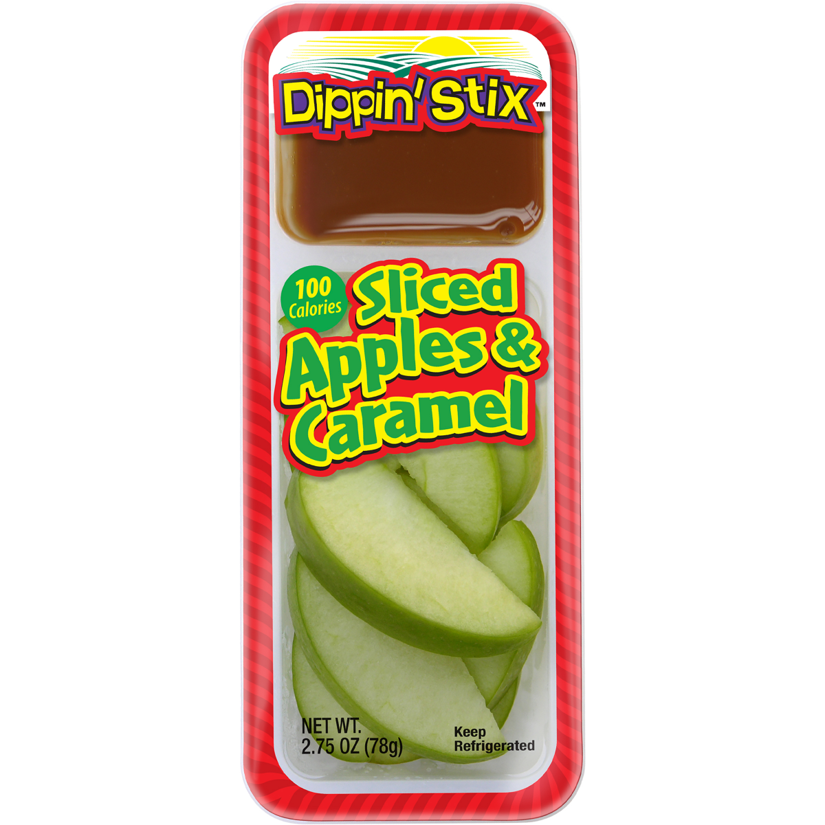 slide 1 of 5, Dippin' Stix Sliced Apples & Caramel, 2.75 oz, 2.75 oz