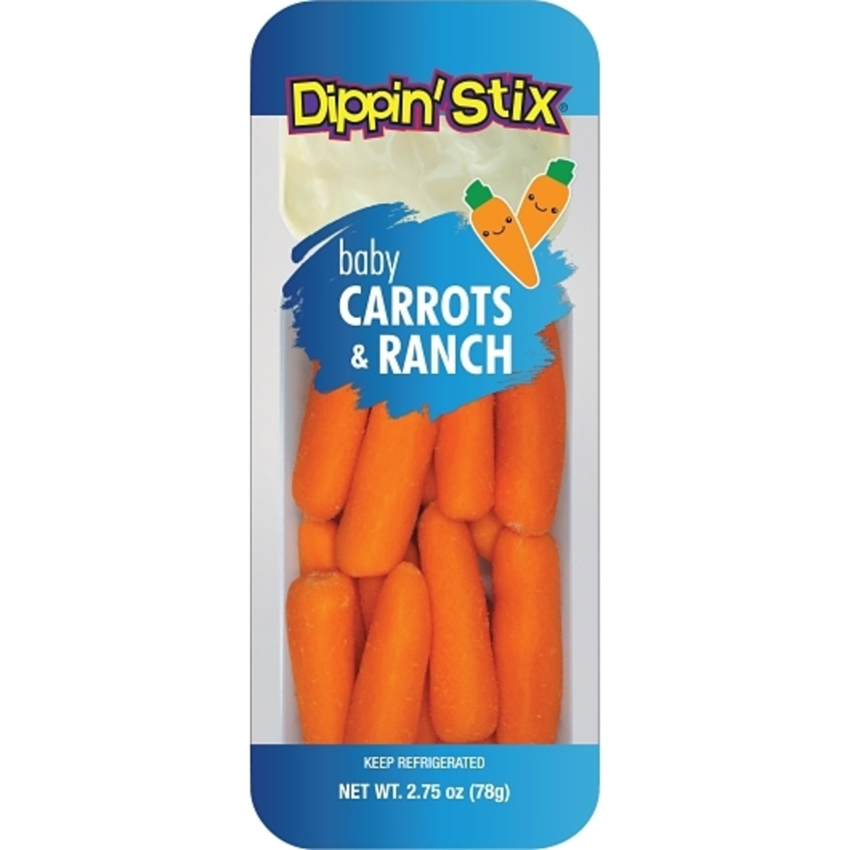 slide 1 of 5, Dippin' Stix Baby Carrots & Ranch Dip, 2.75 oz, 2.75 oz