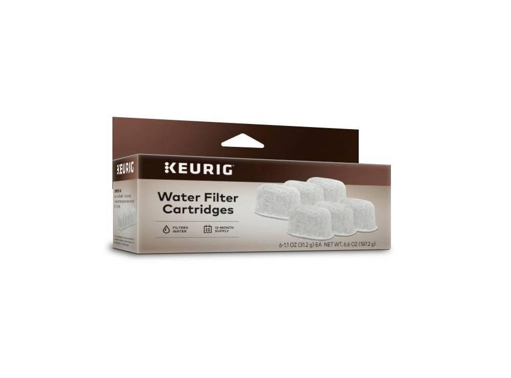 slide 2 of 2, Keurig Water Filter Refill Cartridges, 6 Count, for Use with Keurig K-Cup Pod Coffee Makers, 6 ct