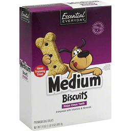 slide 1 of 1, Essential Everyday Pet Medium Biscuits, 24 oz