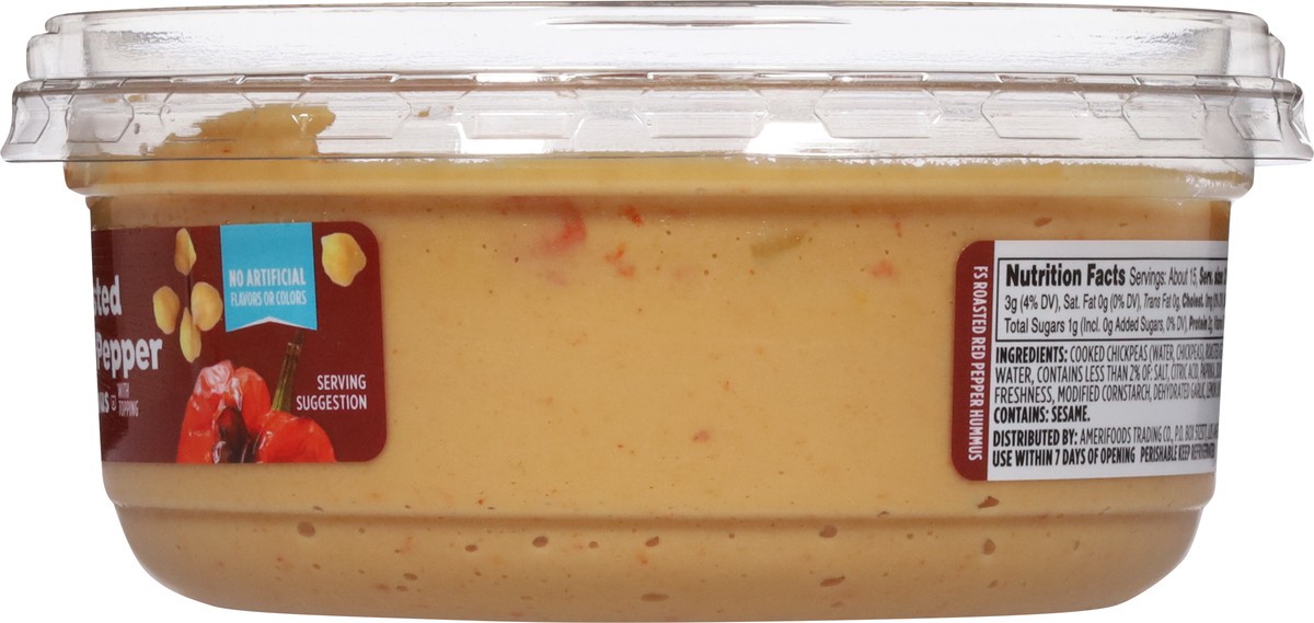 slide 8 of 14, First Street Roasted Red Pepper Hummus, 16 oz