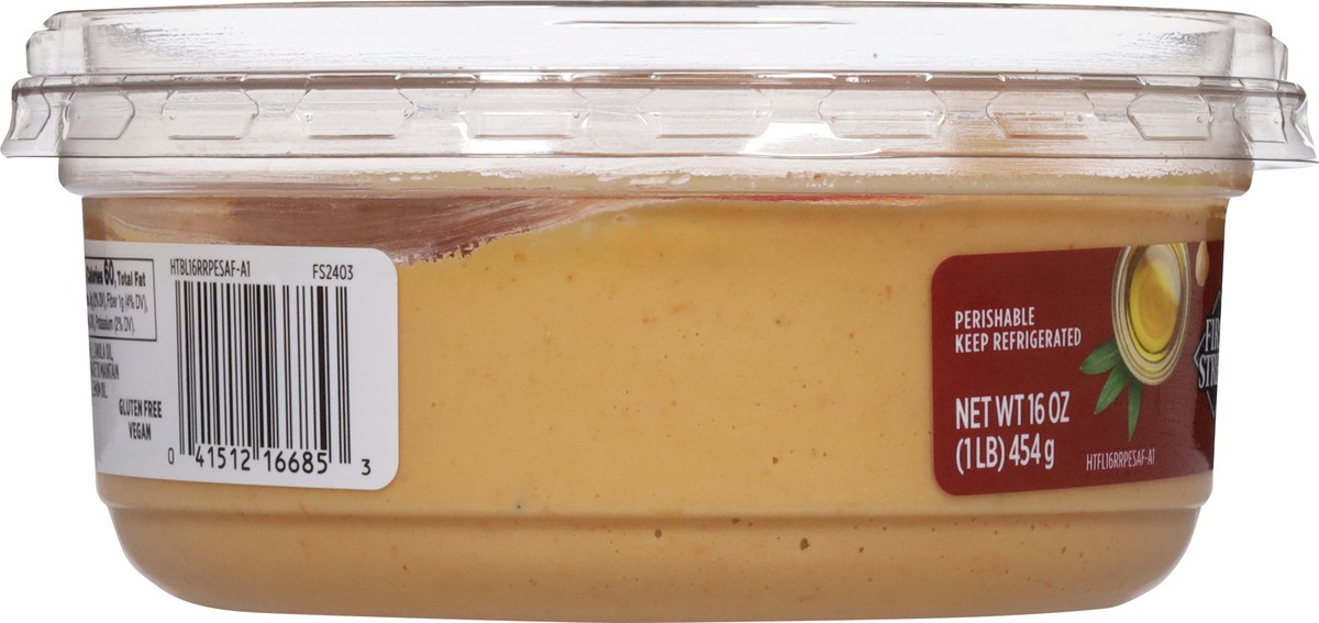 slide 2 of 14, First Street Roasted Red Pepper Hummus, 16 oz