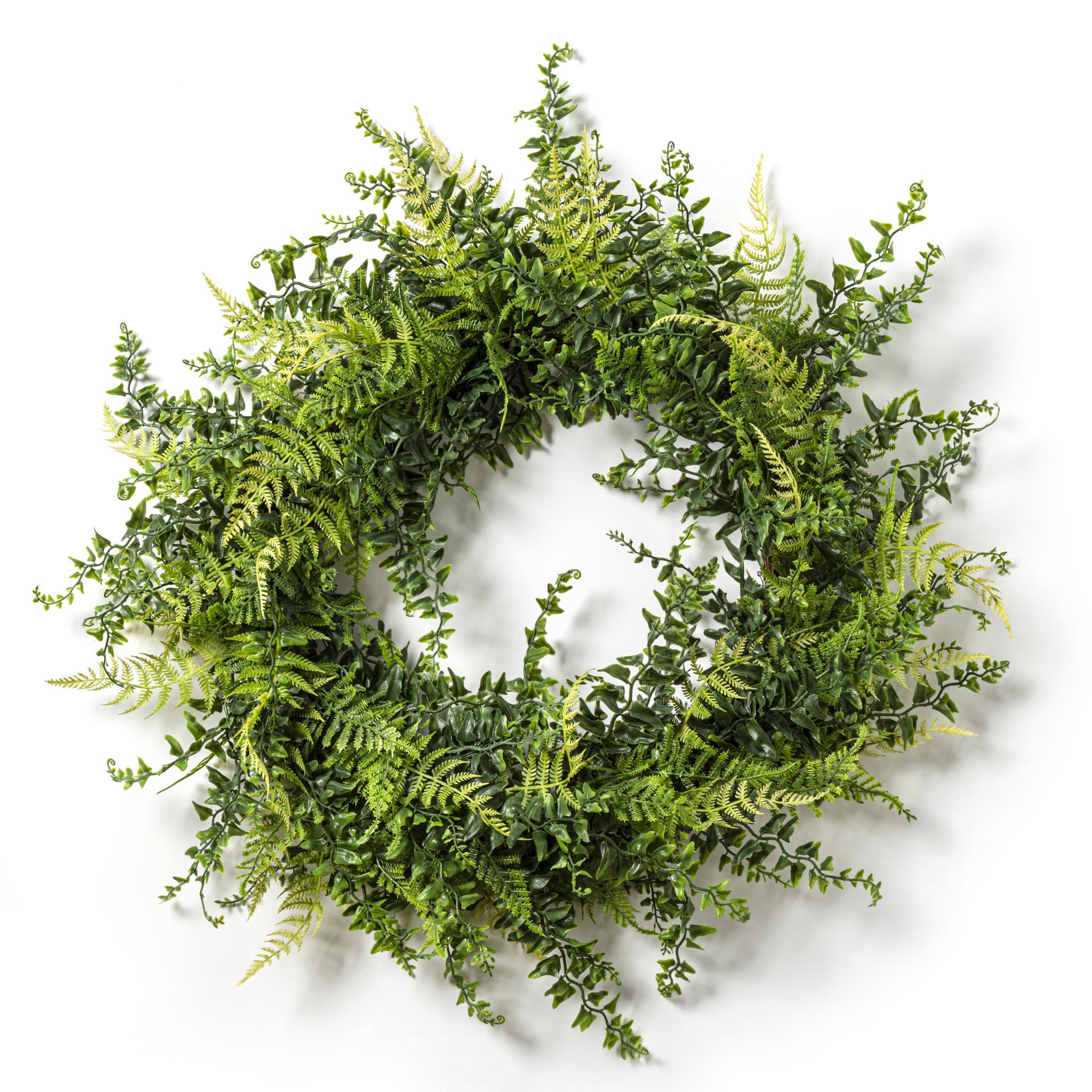 slide 3 of 5, 20" Mixed Greenery & Leaves Wreath By Ashland, 20 in x 20 in x 3 in