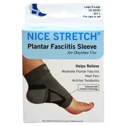 Brownmed Nice Stretch Plantar Fasciitis Sleeve, Large/X-Large