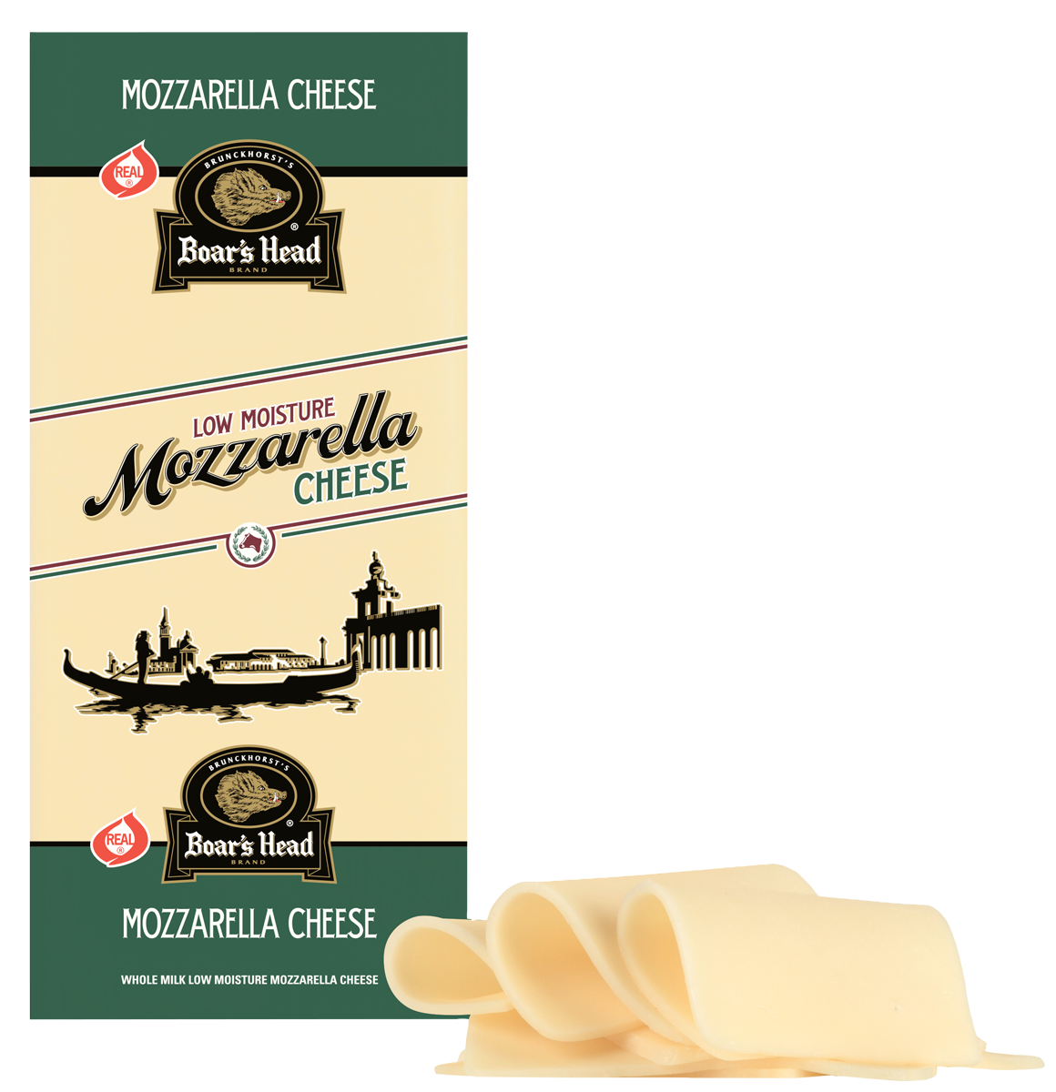 slide 1 of 6, Boar's Head Mozzarella Cheese, per lb